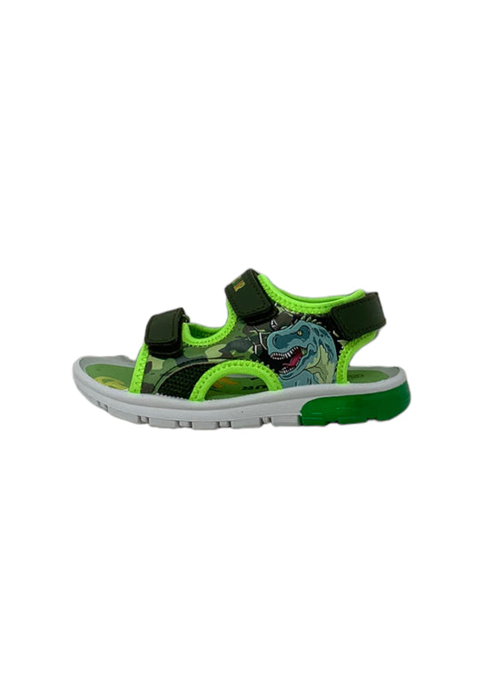 Sandali luminosi Silver Dinosauro S8020045S CAMOUFLAG bambino