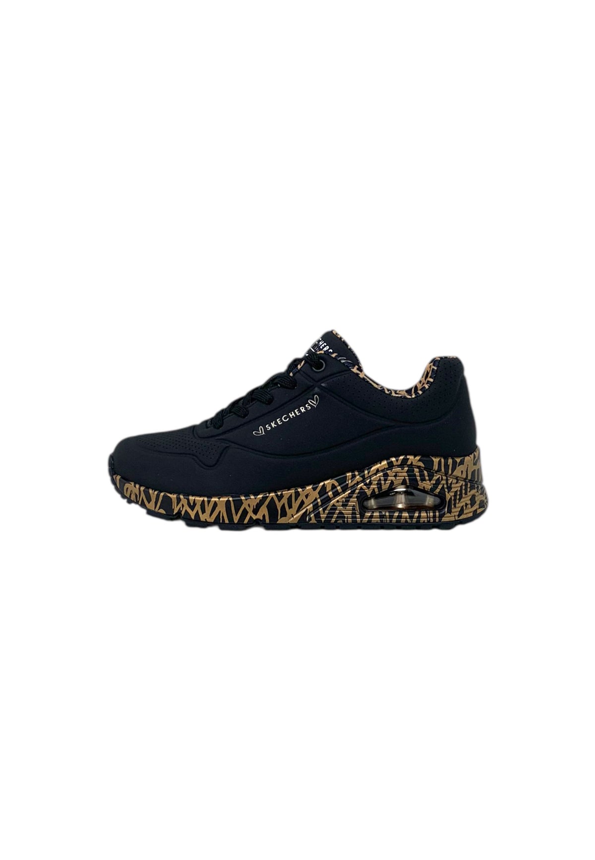 Sneakers SKECHERS uno - loving love 155506/BKRG DONNA
