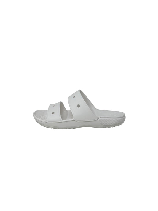 Pantofola doppia fascia CROCS 206761-100 WHITE UNISEX Taglia EU