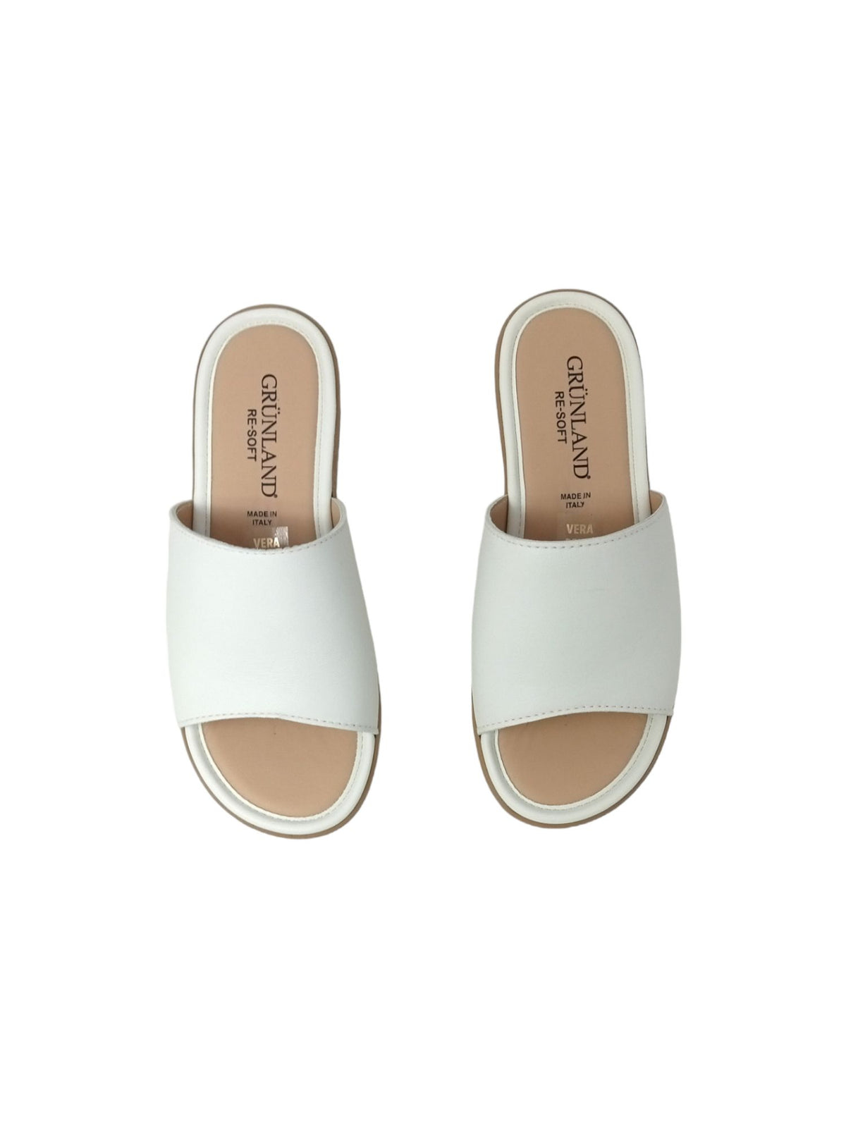 Ciabatta GRUNLAND PAFO CI2897-G7 BIANCO donna
