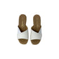 Sandalo con zeppa FASCINO DONNA 51107-E3 BIANCO donna