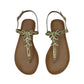Sandali infradito BOTTEGA ARTIGIANA 9832 pelle gold donna