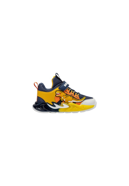 Sneakers luminose BULL BOYS DNAL5118 T-REX Blu/Giallo Bambino