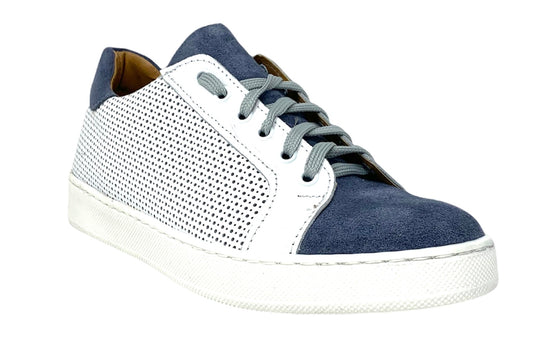 Scarpa da passeggio BKS 6141 Cam.Jeans/Bianco uomo