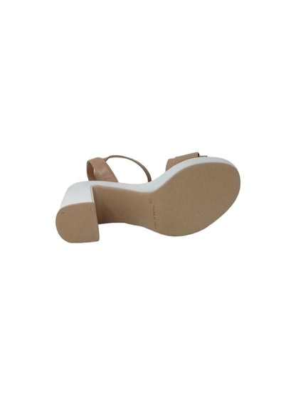 Sandalo con tacco FASCINO DONNA 73215-E3 BEIGE donna
