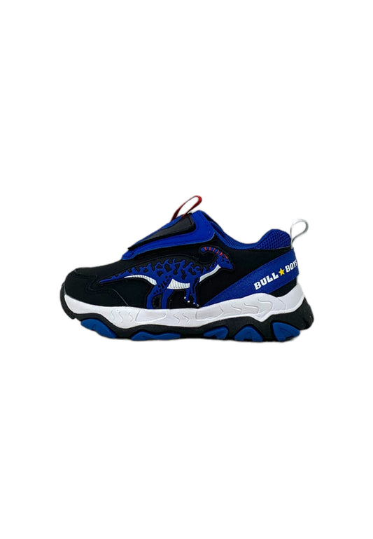 Sneakers luminose BULL BOYS Parasaurolophus DNAL4553 NERO Bambino