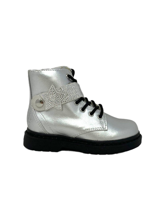 Anfibio da passeggio LELLI KELLY STELLA STELLINA LKHG2330 ARGENTO METALLIC Bambina