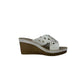 Ciabatta INBLU AS000032 BIANCO donna