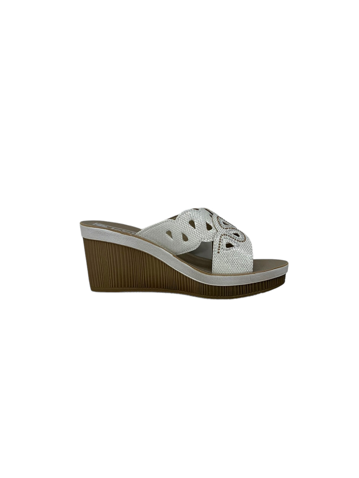 Ciabatta INBLU AS000032 BIANCO donna