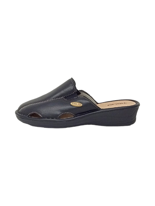 Pantofola TIGLIO 1629 NERO donna