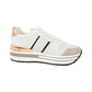 Sneakers LAURA BIAGIOTTI 8373 WHT/OLDPINK Bambina/ragazza