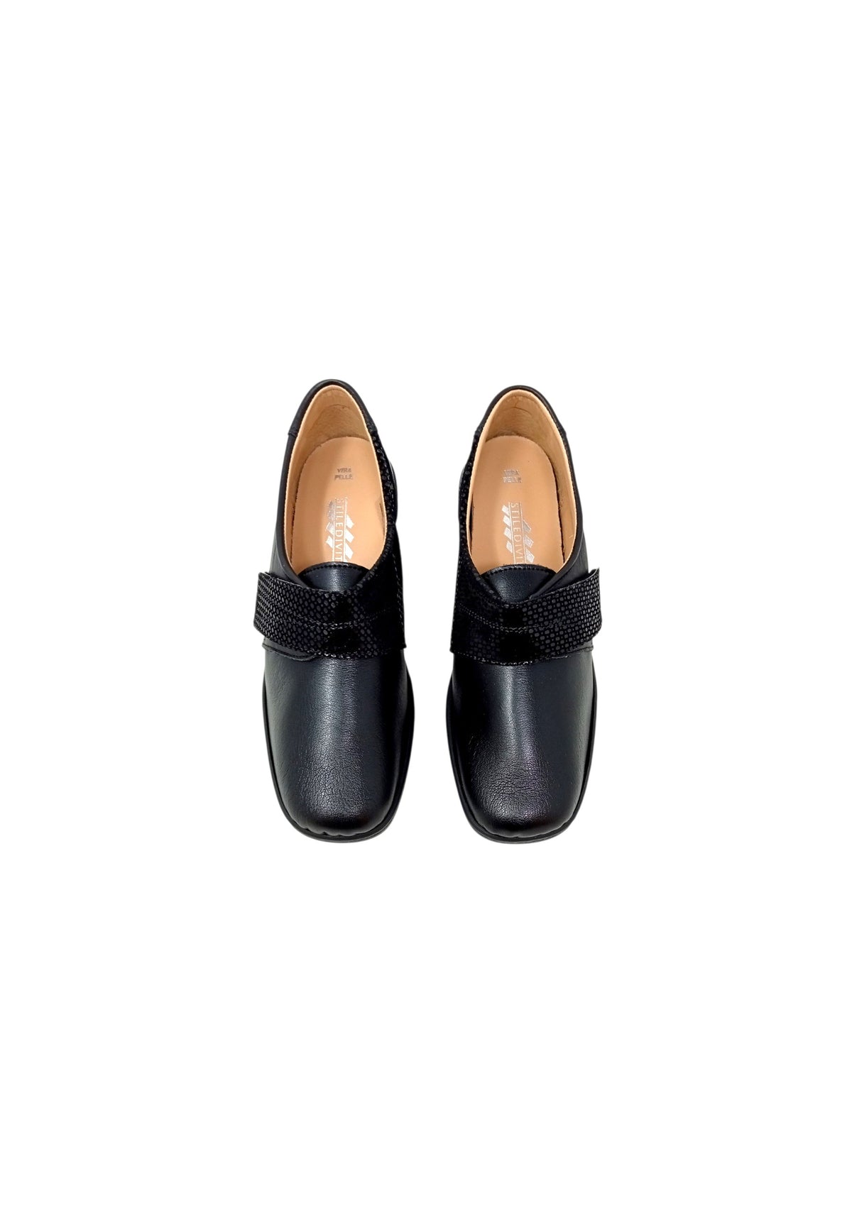 Scarpa elasticizzata linea comoda Stile Di Vita 543005-SDV NERO Donna