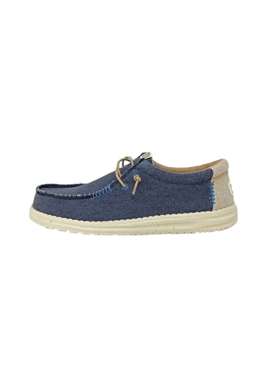 Mocassini HEYDUDE WALLY COASTLINE JUTE 40952-410 NAVY Uomo