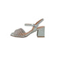 Sandalo con tacco VERNISSAGE E5QR62C5 LAMY ARGENTO donna