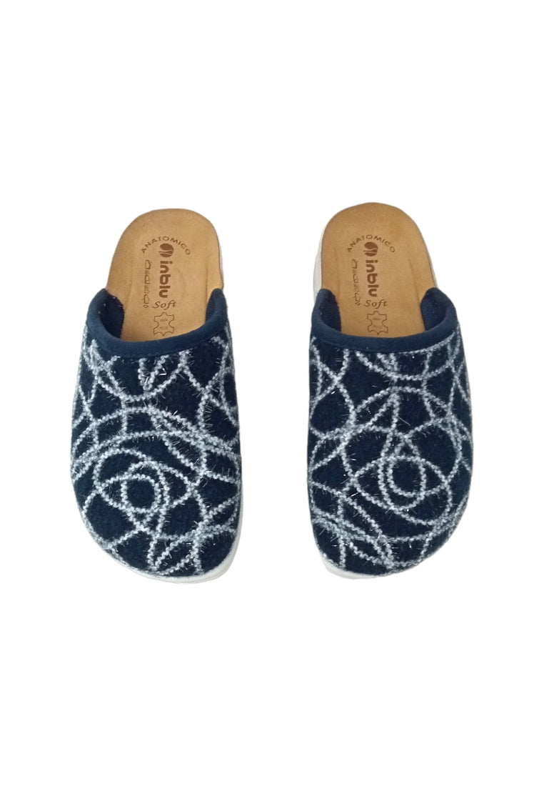 Pantofola INBLU CT000028 BLU donna