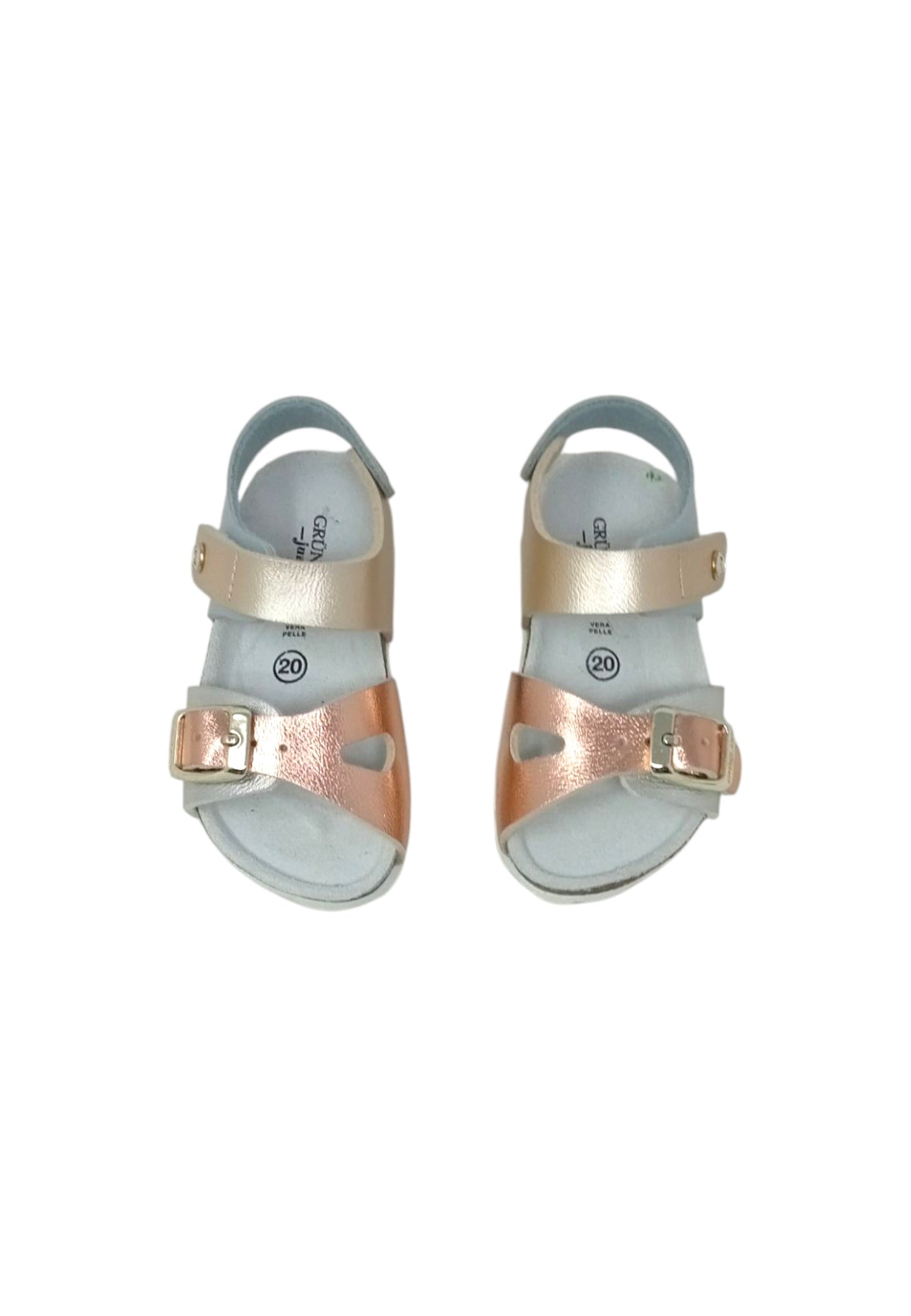 Sandali GRUNLAND Junior ARIA SB0389-40 ARGENTO MULTI Bambina