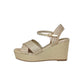 Sandali con zeppa XTI 144057 ORO donna