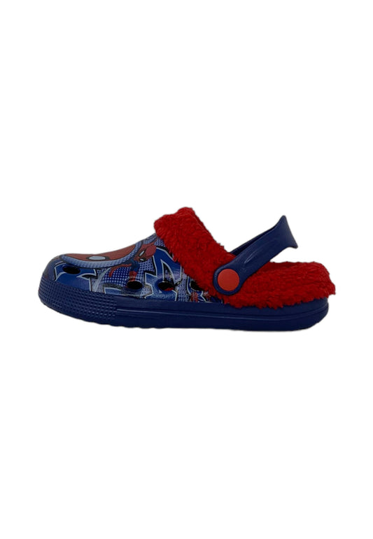 Ciabatta con pelliccia SILVER SPIDERMAN R1310273S BLU Bambino