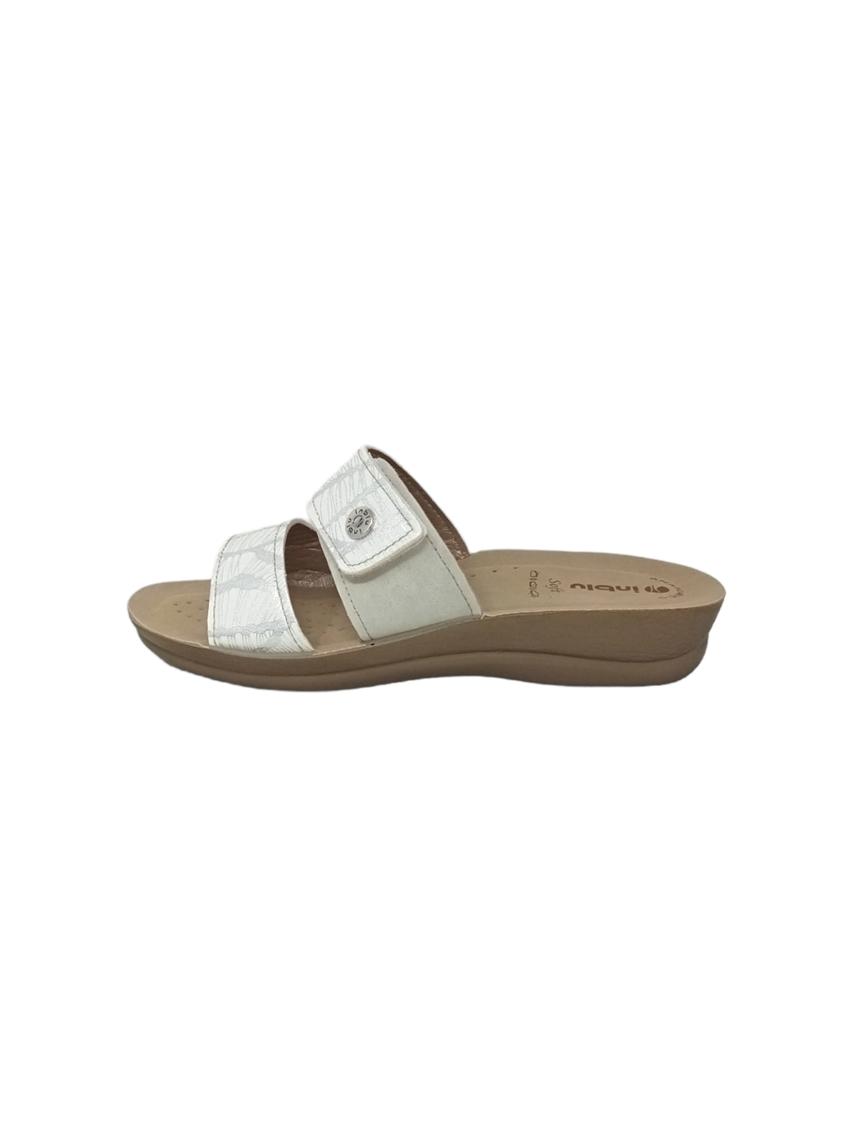 Ciabatta INBLU VR000060 BIANCO donna