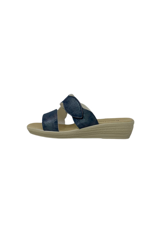 CIABATTA PATRIZIA AZZI 172 BLUE donna