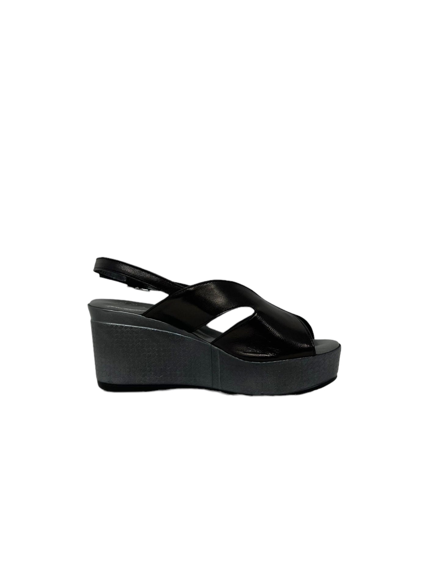 Sandalo con zeppa SOFFICE SOGNO 2314 NERO donna