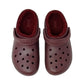 Classico  CROCS con pelliccia 203591-6WD DARK CHERRY UNISEX