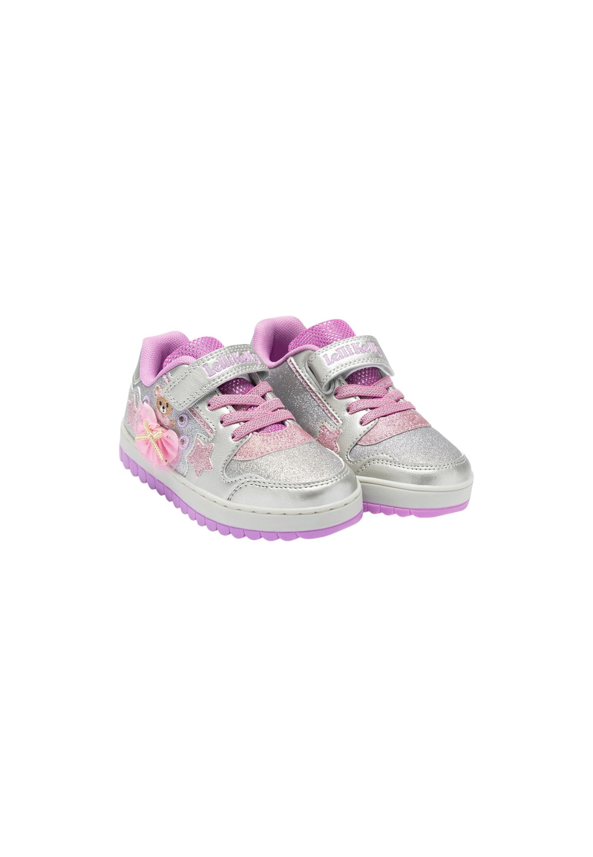 Sneakers Lelli Kelly "Mille stelle" LKAL5710 ARGENTO SCURO Bambina