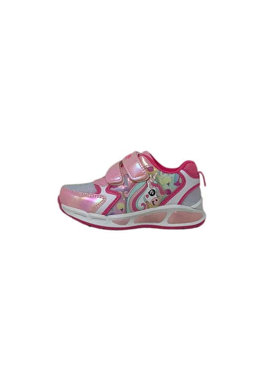 Sneaker luminose Silver Unicorn S8010153S PINK Bambina