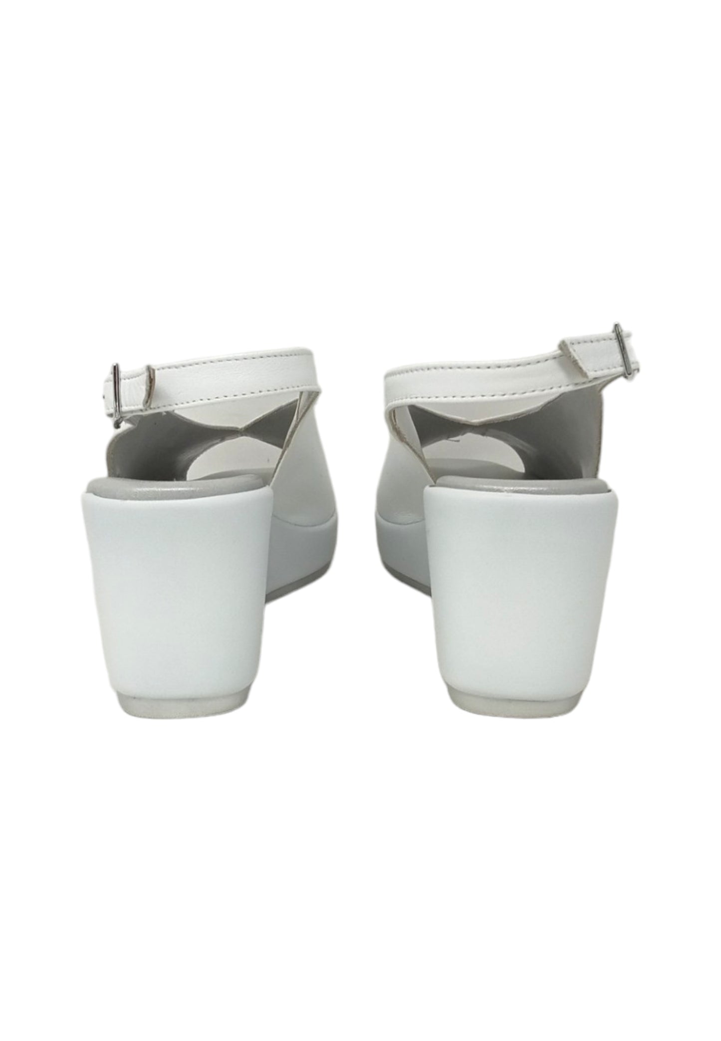 Sandali con zeppa SOFFICE SOGNO EL2430 NAP. BIANCO donna