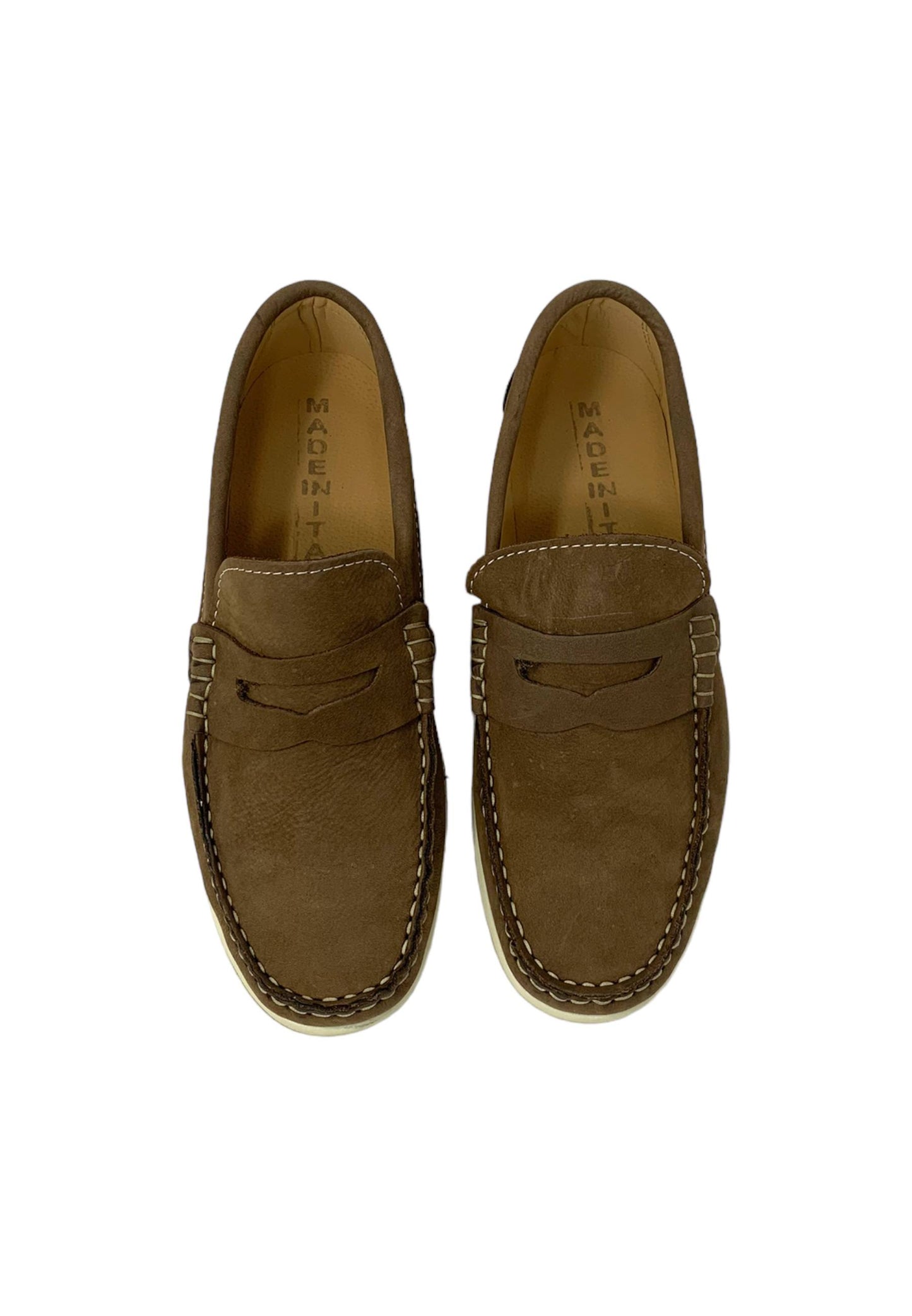 Mocassino BKS 1212 NABUK TAUPE uomo
