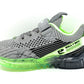 Sneakers da passeggio BULL BOYS BBAL2100 Grigio/verde Bambino