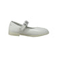 Ballerine QUEEN HELENA P001 Bianco Satinato Bambina
