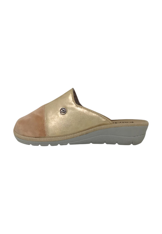 Pantofola PATRIZIA AZZI LIPARI72 TORTORA/PLATINO donna