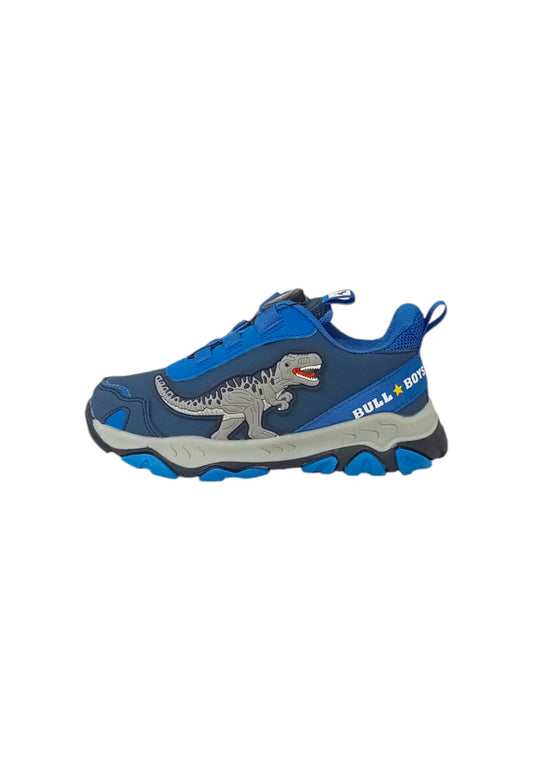 Sneakers luminose BULL BOYS T-REX DNAL4556 BLU Bambino
