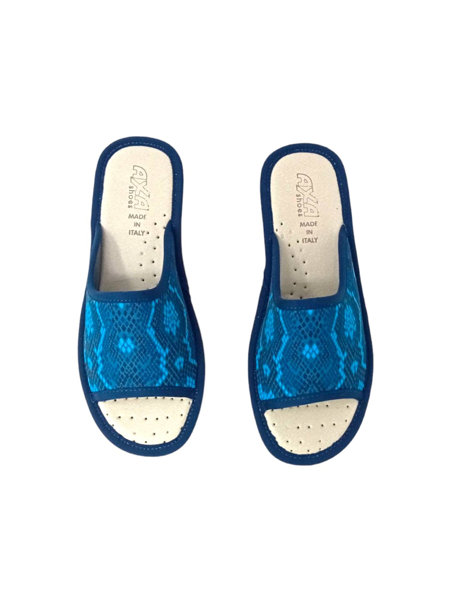 Pantofola profumata da camera AXA 18918A BLU donna