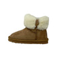 Stivaletto con pelliccia GRUNLAND JR CROY PP0093-14 CUOIO bambina