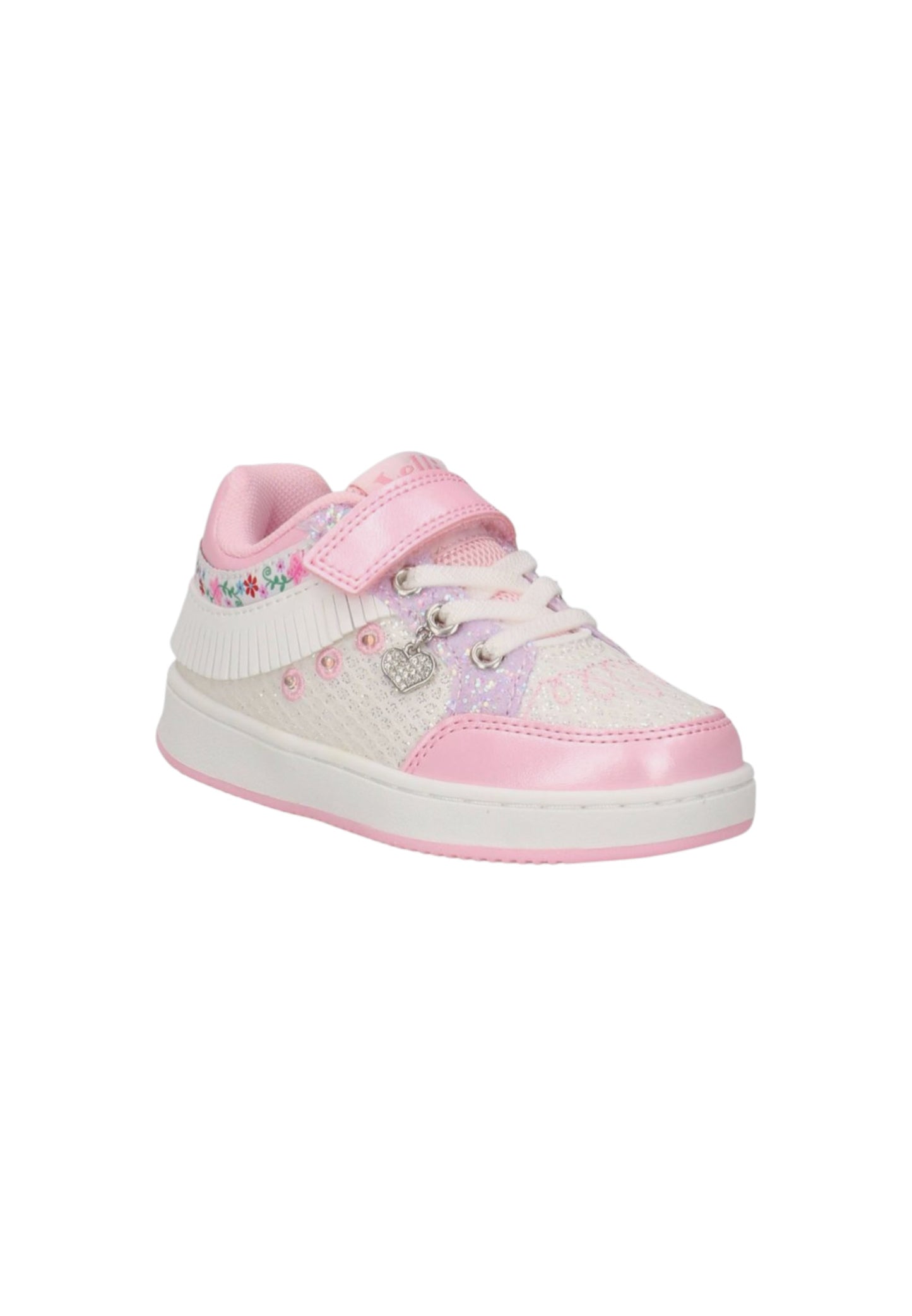 Sneakers LELLI KELLY Frangetta Mix LKAL8057 BIANCO/ROSA Bambina