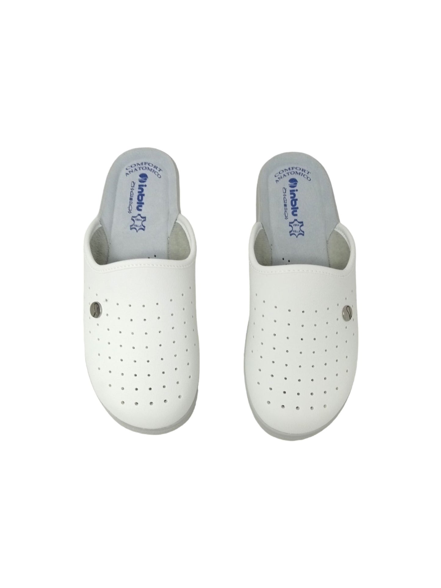 Pantofola sanitaria INBLU RH000033 BIANCO uomo