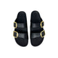 Ciabatte SKECHERS ARCH FIT Cali Breeze 2.0 - Gold Star 111592/BLK Donna