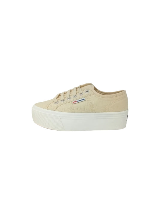 Sneaker SUPERGA 2790 PLATFORM S9111LW AKJ BEIGE Donna
