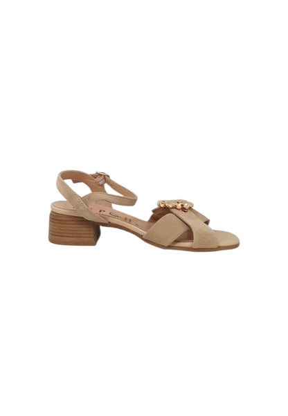 Sandali con tacco REPO 31229-E6 BEIGE donna
