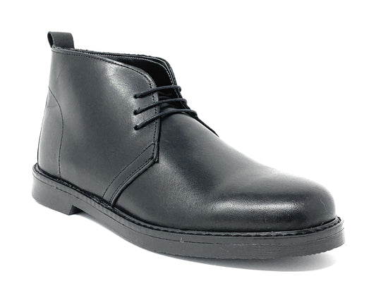 Scarpa modello polacchina BKS 1312 PELLE NERA uomo