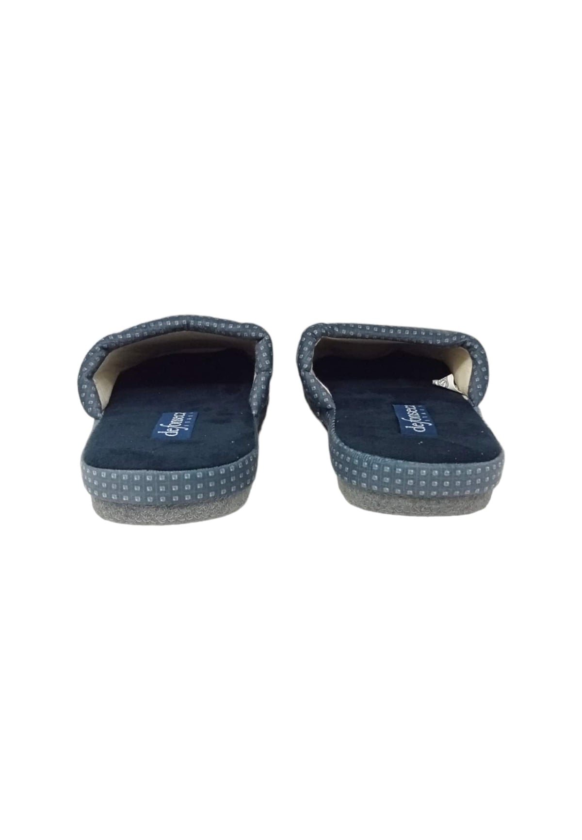 Pantofola DE FONSECA DE.ROMA M810 FANTASIA FONDO BLU uomo
