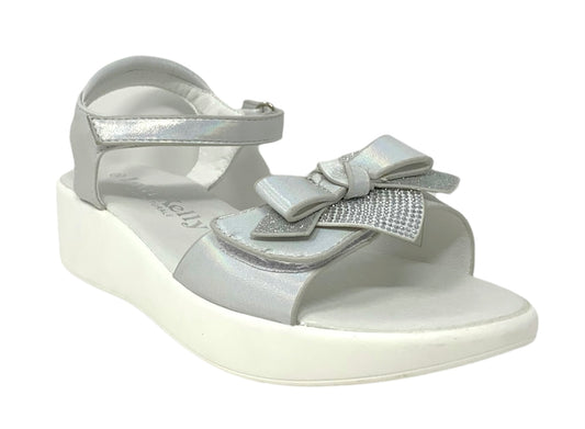 Sandalo da passeggio LelliKelly LKCA7472 ARGENTO bambina