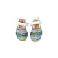 Minorchina JOLLY ANIA RAFFIA JUTA N°7 blu bambina