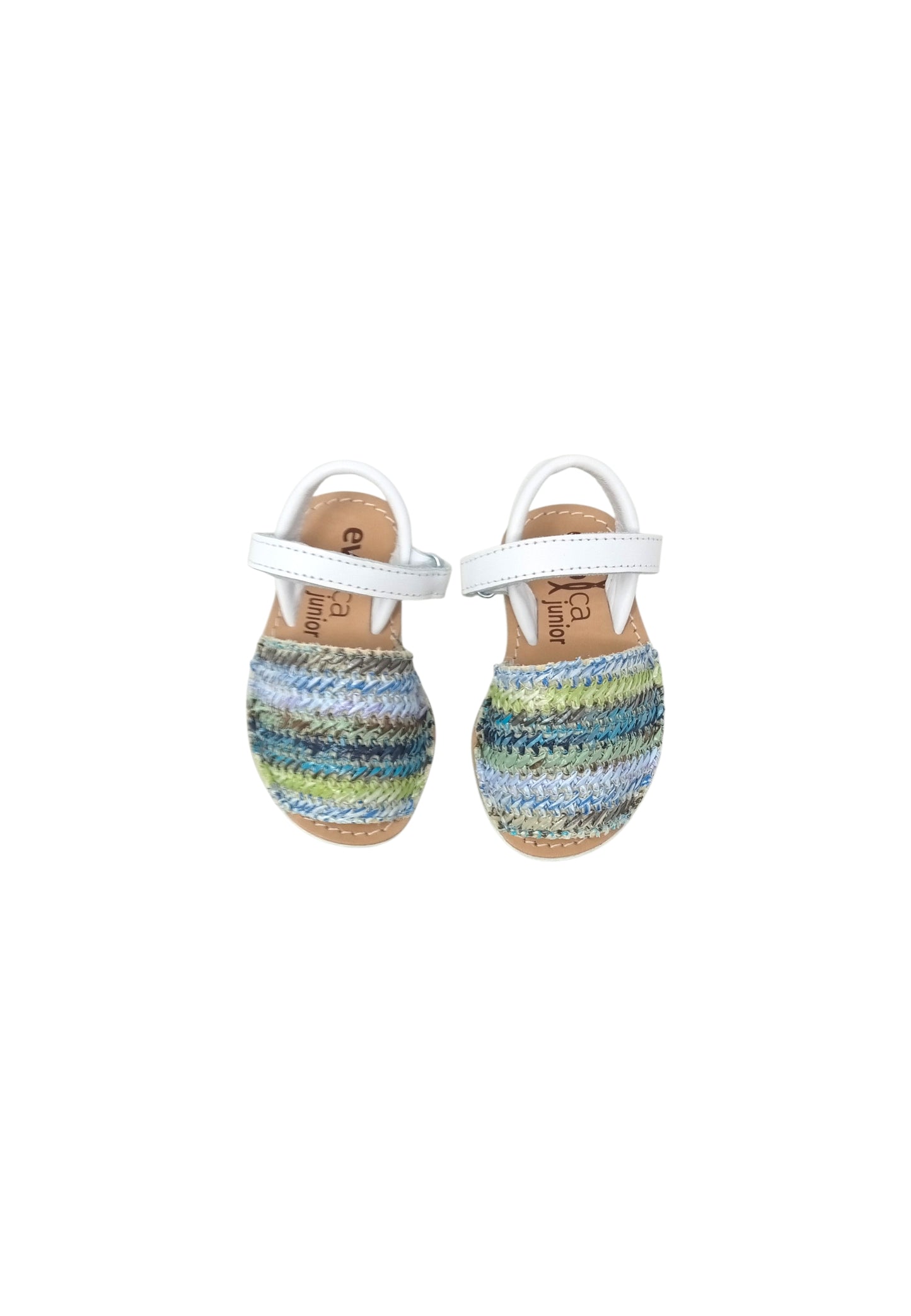 Minorchina JOLLY ANIA RAFFIA JUTA N°7 blu bambina