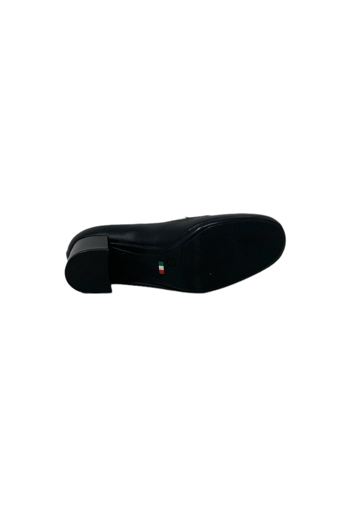 Mocassino col tacco SOFFICE SOGNO 22622 nappa nero Donna