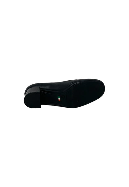Mocassino col tacco SOFFICE SOGNO 22622 nappa nero Donna
