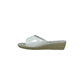 CIABATTA PATRIZIA AZZI 177 BIANCO VERNICE donna