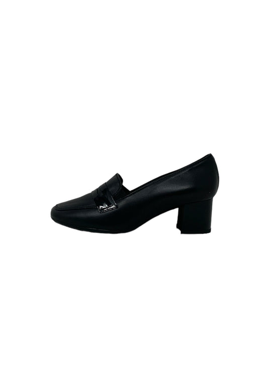 Mocassino col tacco SOFFICE SOGNO 22622 nappa nero Donna